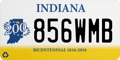 IN license plate 856WMB