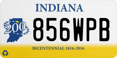 IN license plate 856WPB