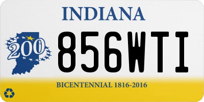 IN license plate 856WTI