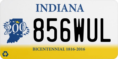 IN license plate 856WUL