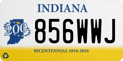 IN license plate 856WWJ