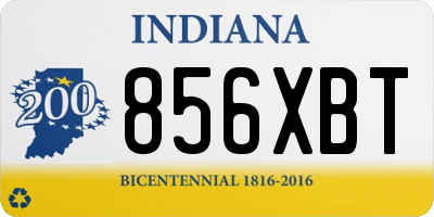 IN license plate 856XBT