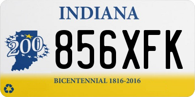 IN license plate 856XFK