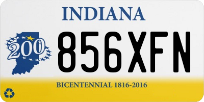 IN license plate 856XFN