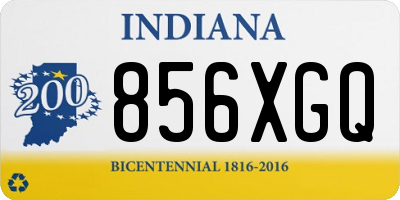 IN license plate 856XGQ