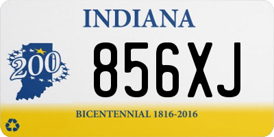 IN license plate 856XJ