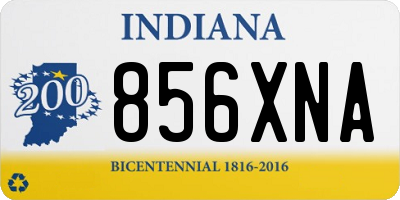 IN license plate 856XNA