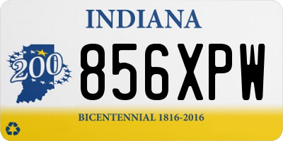 IN license plate 856XPW