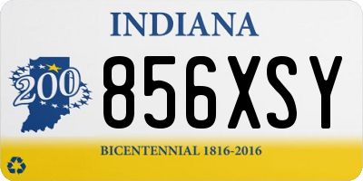 IN license plate 856XSY