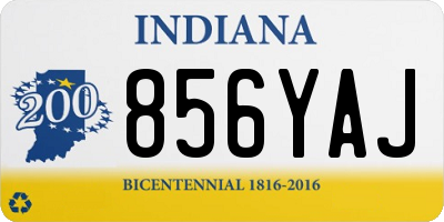 IN license plate 856YAJ