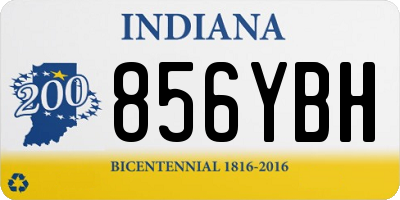 IN license plate 856YBH