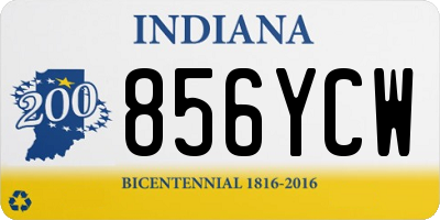 IN license plate 856YCW