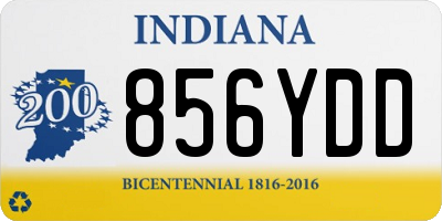 IN license plate 856YDD