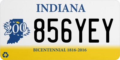 IN license plate 856YEY
