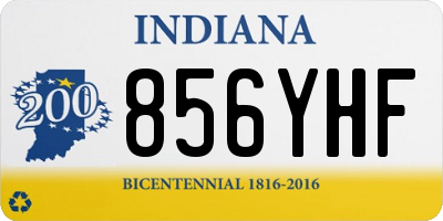 IN license plate 856YHF