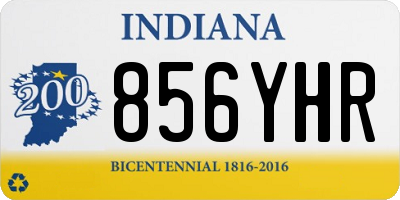 IN license plate 856YHR