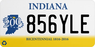 IN license plate 856YLE