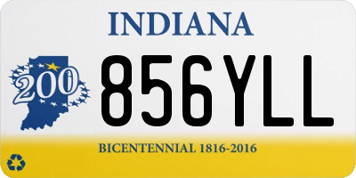 IN license plate 856YLL