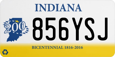 IN license plate 856YSJ