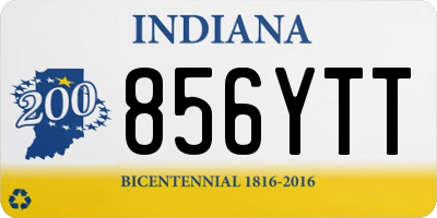 IN license plate 856YTT