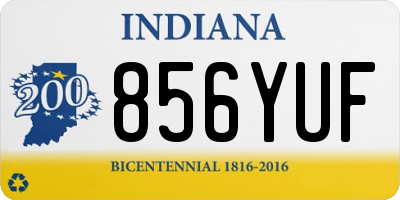 IN license plate 856YUF