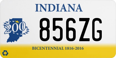 IN license plate 856ZG