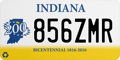 IN license plate 856ZMR