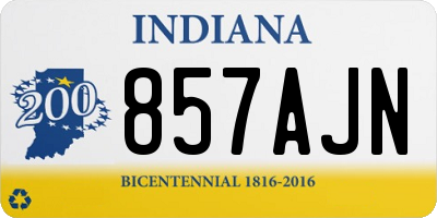 IN license plate 857AJN