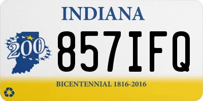 IN license plate 857IFQ