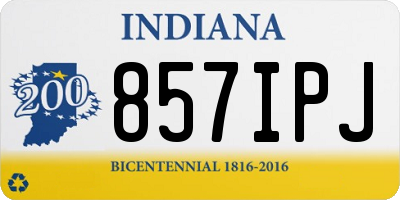 IN license plate 857IPJ