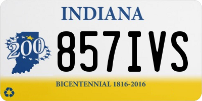 IN license plate 857IVS