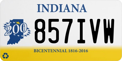 IN license plate 857IVW