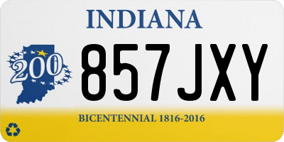 IN license plate 857JXY