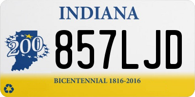 IN license plate 857LJD