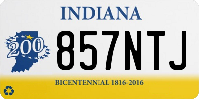 IN license plate 857NTJ