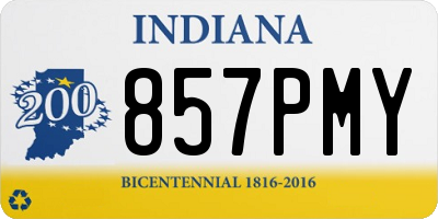 IN license plate 857PMY