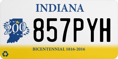 IN license plate 857PYH