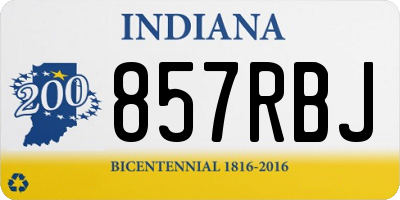 IN license plate 857RBJ