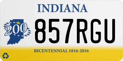 IN license plate 857RGU