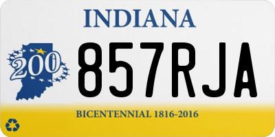 IN license plate 857RJA