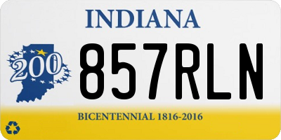 IN license plate 857RLN