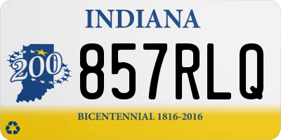 IN license plate 857RLQ