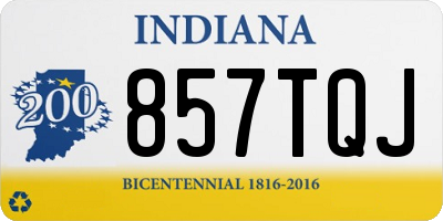 IN license plate 857TQJ