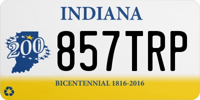 IN license plate 857TRP