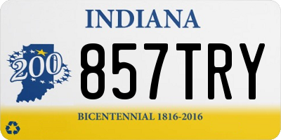 IN license plate 857TRY