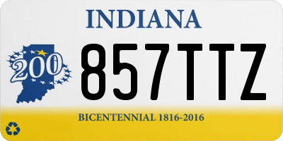 IN license plate 857TTZ