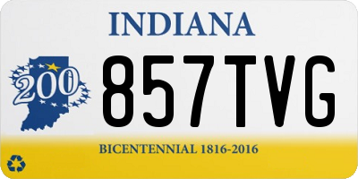 IN license plate 857TVG