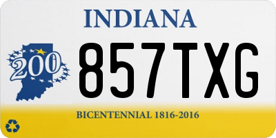 IN license plate 857TXG