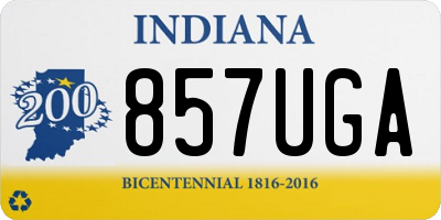 IN license plate 857UGA