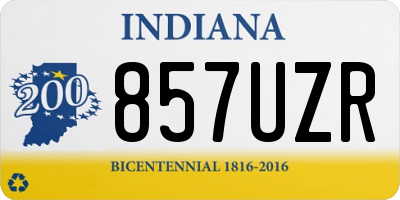 IN license plate 857UZR